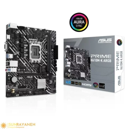 مادربرد ASUS Prime H610M-K D5 ARGB