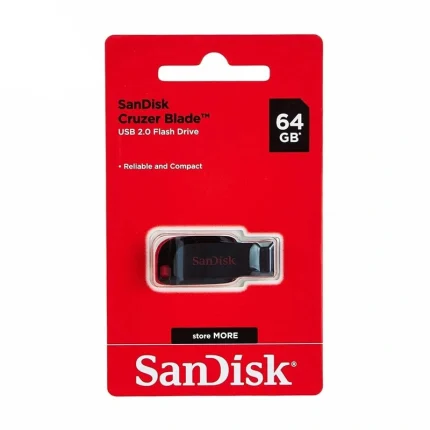 فلش مموری 64 گیگابایت سن دیسک مدل SanDisk Cruzer Blade CZ50
