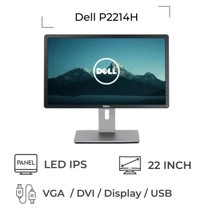 مانیتور 22 اینچ IPS دل Dell P2214h استوک